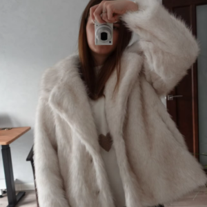 Beige Fur Coat